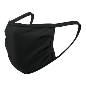 blank black face mask sport wicking